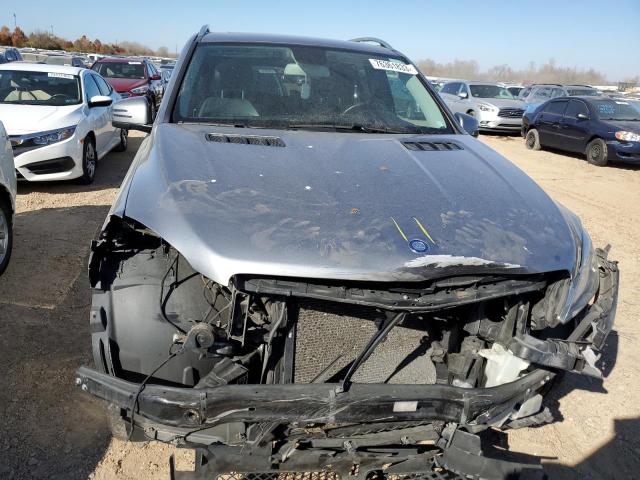 4JGDA5HB0CA020082 - 2012 MERCEDES-BENZ ML 350 4MATIC GRAY photo 5