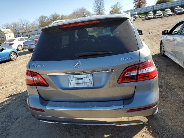 4JGDA5HB0CA020082 - 2012 MERCEDES-BENZ ML 350 4MATIC GRAY photo 6