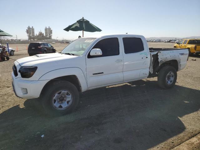 3TMMU4FN0FM086707 - 2015 TOYOTA TACOMA DOUBLE CAB LONG BED WHITE photo 1