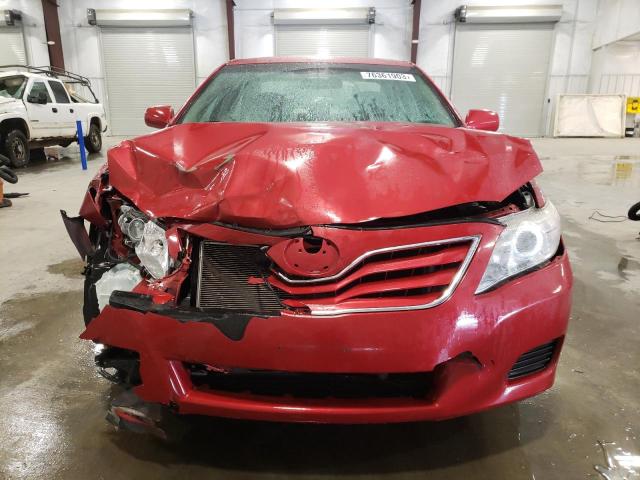 4T4BF3EK1AR007988 - 2010 TOYOTA CAMRY BASE RED photo 5