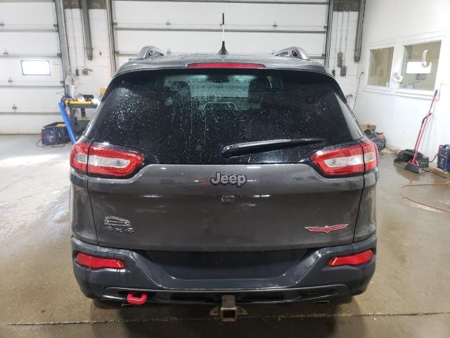 1C4PJMBS2EW186470 - 2014 JEEP CHEROKEE TRAILHAWK ნაცრისფერი ფოტო 6