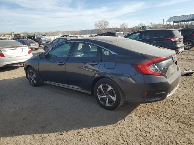 19XFC2F66LE006423 - 2020 HONDA CIVIC LX GRAY photo 2