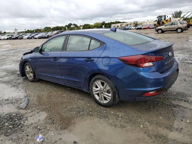 5NPD84LF9KH481700 - 2019 HYUNDAI ELANTRA SEL BLUE photo 2