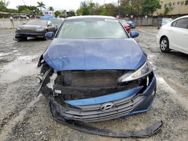 5NPD84LF9KH481700 - 2019 HYUNDAI ELANTRA SEL BLUE photo 5