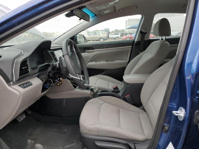 5NPD84LF9KH481700 - 2019 HYUNDAI ELANTRA SEL BLUE photo 7