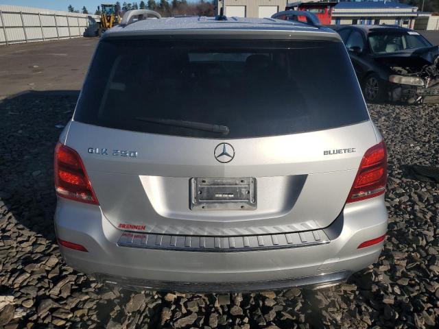 WDCGG0EB5EG333176 - 2014 MERCEDES-BENZ GLK 250 BLUETEC SILVER photo 6