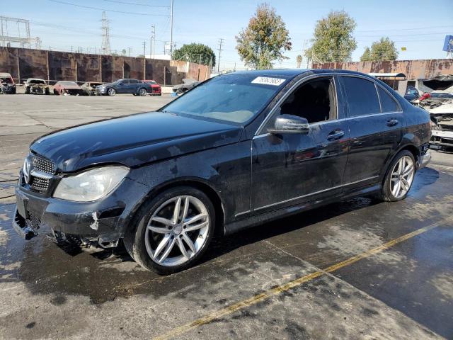 WDDGF4HB5EG214464 - 2014 MERCEDES-BENZ C 250 BLACK photo 1