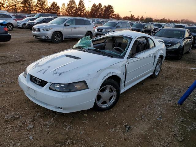 1FAFP40442F119272 - 2002 FORD MUSTANG WHITE photo 1
