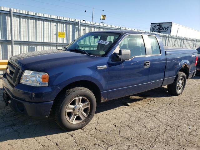 1FTRX12WX8KE97228 - 2008 FORD F150 BLUE photo 1