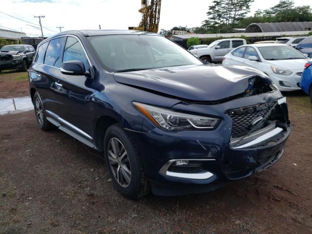 5N1DL0MN0LC527386 - 2020 INFINITI QX60 LUXE BLUE photo 4