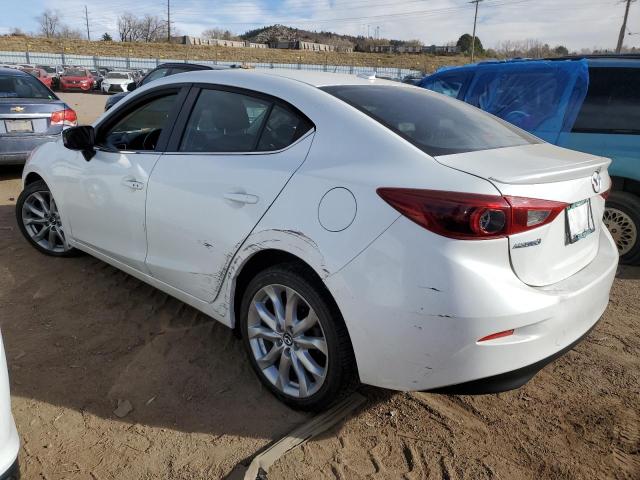 JM1BM1W34E1182145 - 2014 MAZDA 3 GRAND TOURING WHITE photo 2