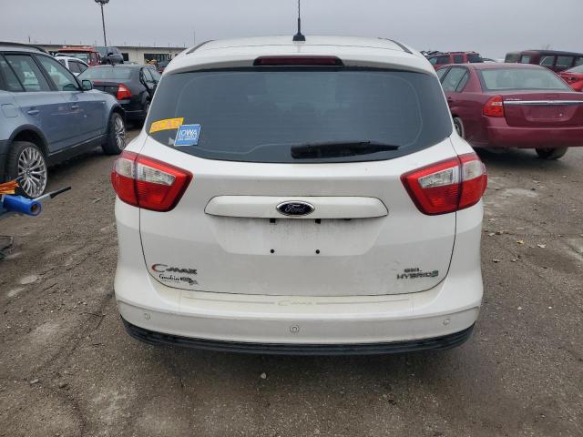 1FADP5BU8DL504767 - 2013 FORD C-MAX SEL WHITE photo 6