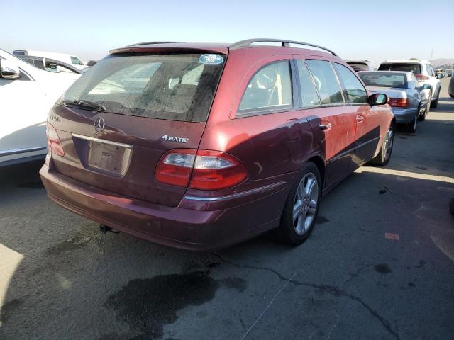 WDBUH83J75X178952 - 2005 MERCEDES-BENZ E 500 4MATIC RED photo 3