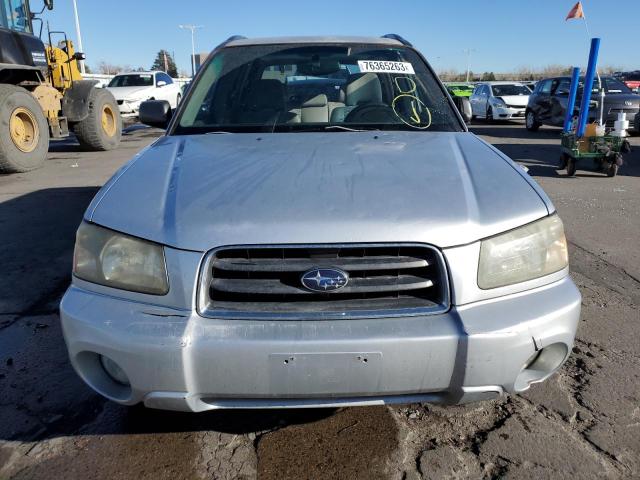 JF1SG65663G702023 - 2003 SUBARU FORESTER 2.5XS Серебристый фото 5