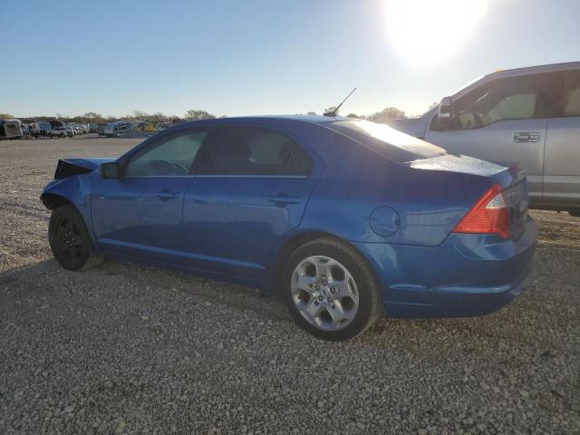 3FAHP0HA3BR292621 - 2011 FORD FUSION SE BLUE photo 2