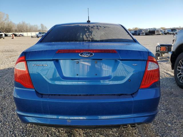 3FAHP0HA3BR292621 - 2011 FORD FUSION SE BLUE photo 6