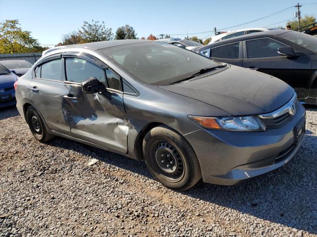 19XFB2F56CE326223 - 2012 HONDA CIVIC LX CHARCOAL photo 4