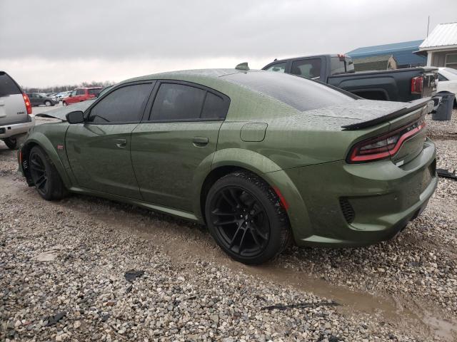 2C3CDXGJ2PH635756 - 2023 DODGE CHARGER SCAT PACK GREEN photo 2