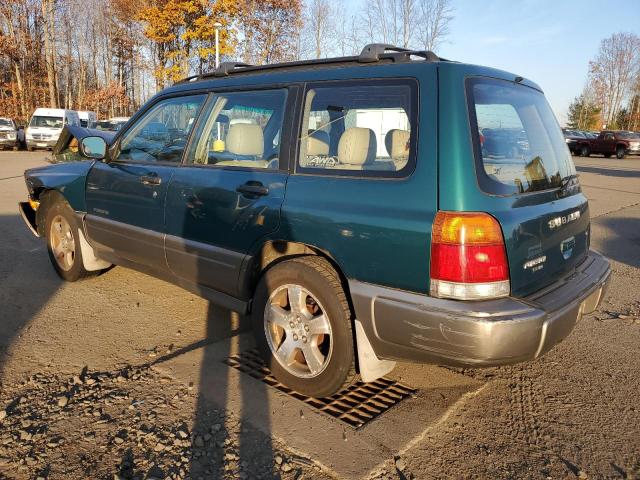JF1SF6554YH732200 - 2000 SUBARU FORESTER S GREEN photo 2