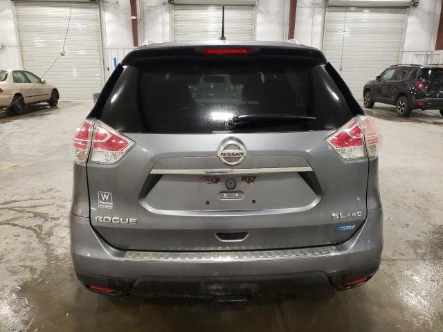 5N1AT2MV3EC802198 - 2014 NISSAN ROGUE S GRAY photo 6