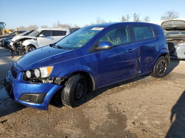 1G1JA6SH1D4138029 - 2013 CHEVROLET SONIC LS BLUE photo 1