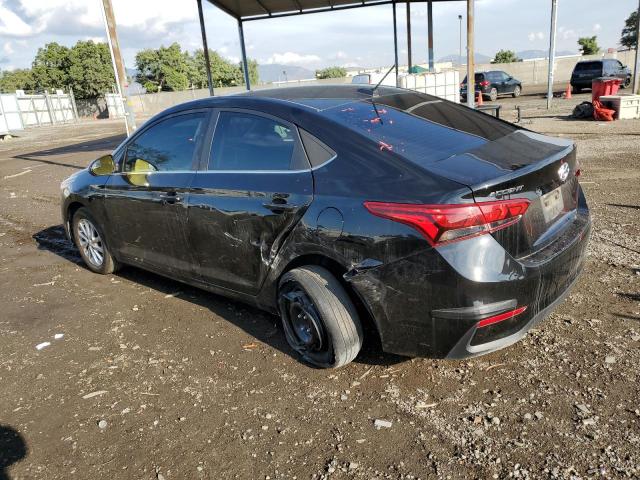 3KPC24A67NE167648 - 2022 HYUNDAI ACCENT SE BLACK photo 2