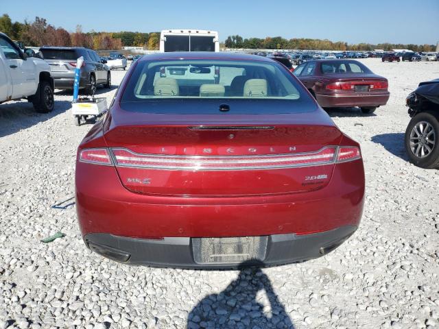 3LN6L2J91ER821539 - 2014 LINCOLN MKZ RED photo 6