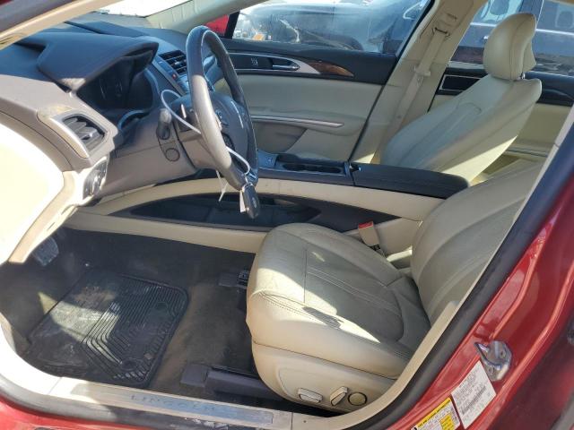 3LN6L2J91ER821539 - 2014 LINCOLN MKZ RED photo 7