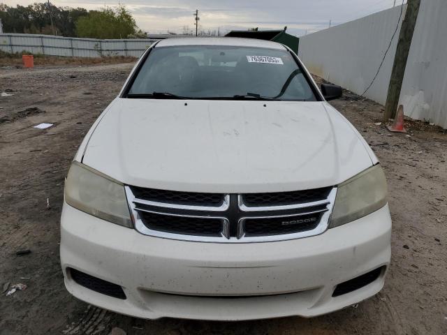 1B3BD4FB9BN523344 - 2011 DODGE AVENGER EXPRESS WHITE photo 5