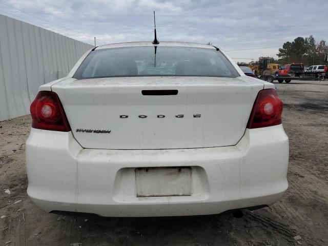 1B3BD4FB9BN523344 - 2011 DODGE AVENGER EXPRESS WHITE photo 6