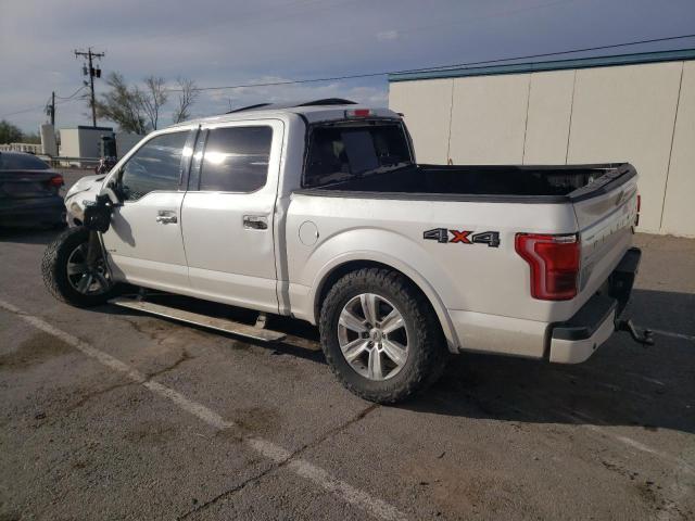 1FTEW1EG6GFD19636 - 2016 FORD F150 SUPERCREW WHITE photo 2