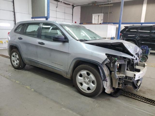 1C4PJLAB5EW104436 - 2014 JEEP CHEROKEE SPORT SILVER photo 4