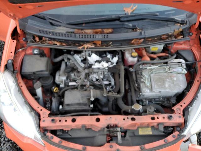 JTDKDTB30C1005445 - 2012 TOYOTA PRIUS C ORANGE photo 11