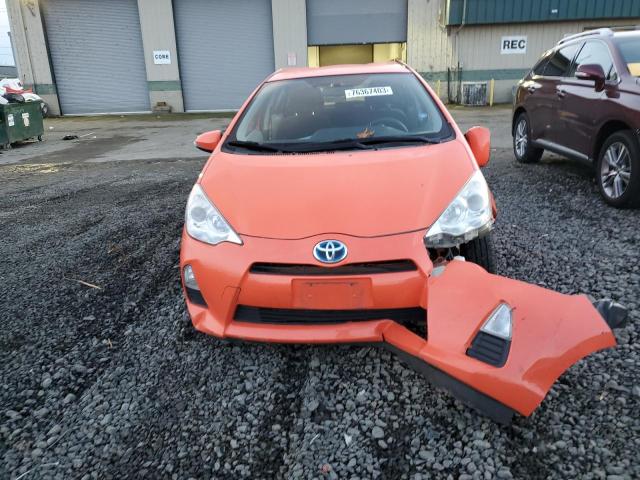 JTDKDTB30C1005445 - 2012 TOYOTA PRIUS C ORANGE photo 5