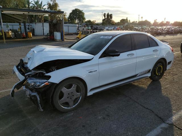 55SWF8HB3GU153091 - 2016 MERCEDES-BENZ C 63 AMG-S WHITE photo 1