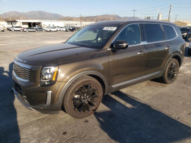 5XYP5DHC1MG101747 - 2021 KIA TELLURIDE SX GREEN photo 1