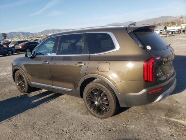 5XYP5DHC1MG101747 - 2021 KIA TELLURIDE SX GREEN photo 2