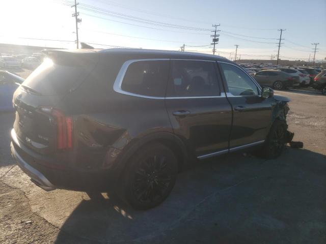 5XYP5DHC1MG101747 - 2021 KIA TELLURIDE SX GREEN photo 3