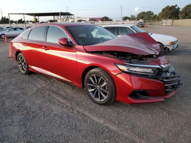 1HGCV1F59NA051278 - 2022 HONDA ACCORD EXL BURGUNDY photo 4