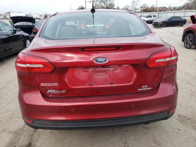 1FADP3F20GL222110 - 2016 FORD FOCUS SE MAROON photo 6