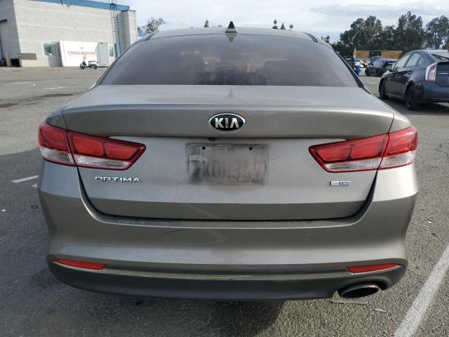 5XXGT4L10GG070611 - 2016 KIA OPTIMA LX GRAY photo 6