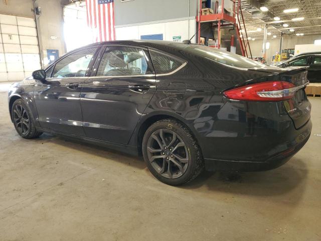 3FA6P0HD9JR145929 - 2018 FORD FUSION SE BLACK photo 2