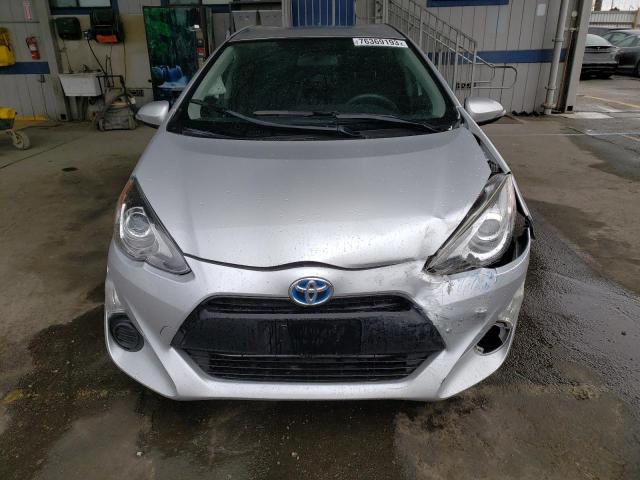 JTDKDTB34F1098930 - 2015 TOYOTA PRIUS C SILVER photo 5