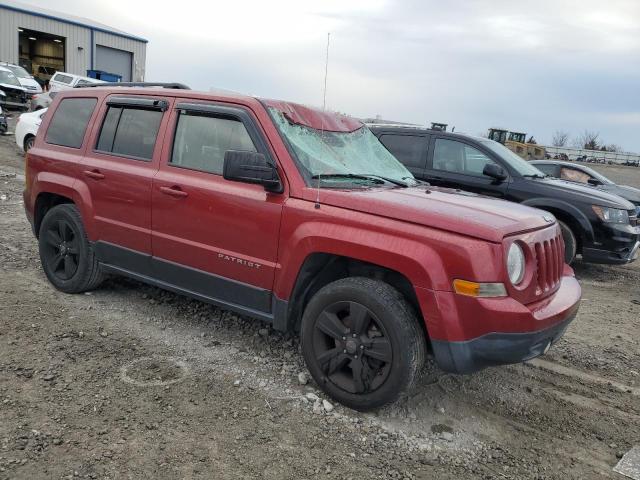 1C4NJPFA8FD129911 - 2015 JEEP PATRIOT LATITUDE RED photo 4