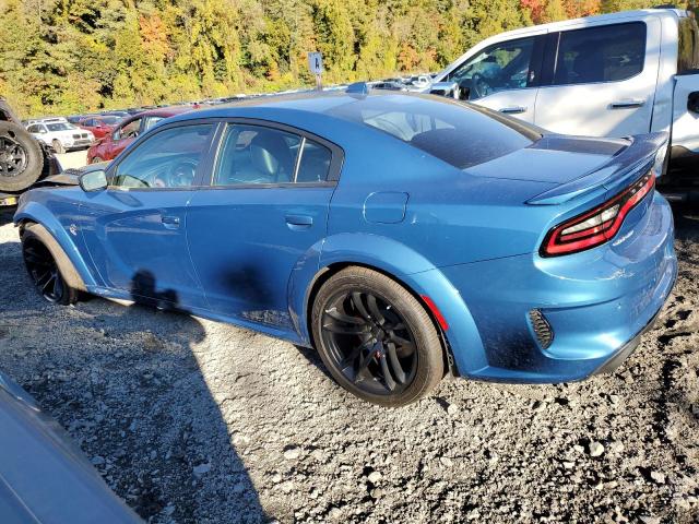 2C3CDXL97MH593303 - 2021 DODGE CHARGER SRT HELLCAT BLUE photo 2