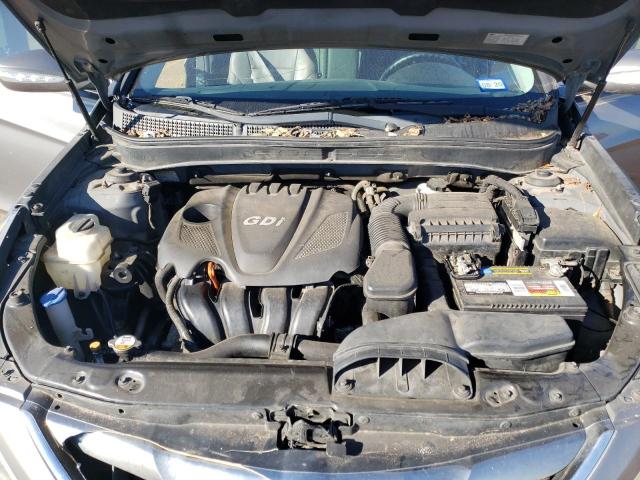 5NPEC4AC0DH561885 - 2013 HYUNDAI SONATA SE GRAY photo 11