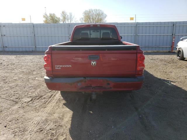 1D7HE42KX8S559913 - 2008 DODGE DAKOTA SLT MAROON photo 6