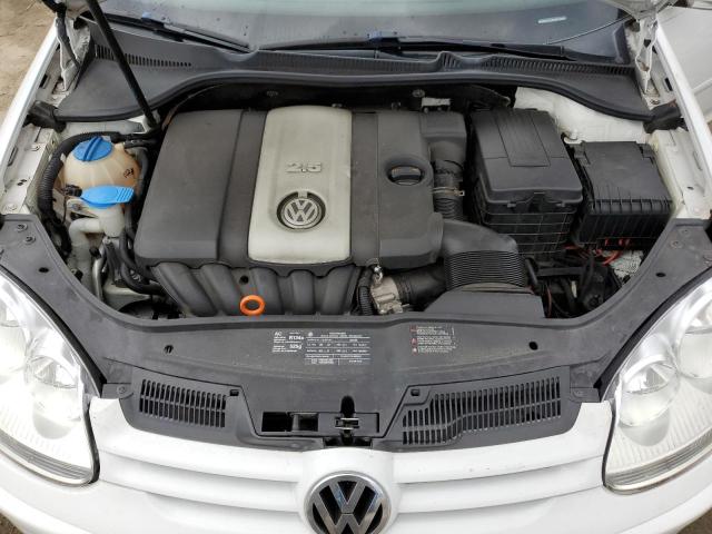 WVWDA71K69W074282 - 2009 VOLKSWAGEN RABBIT WHITE photo 11