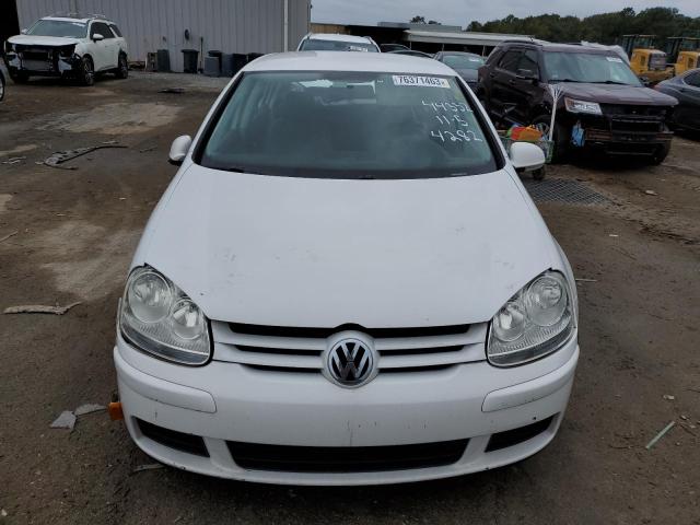 WVWDA71K69W074282 - 2009 VOLKSWAGEN RABBIT WHITE photo 5