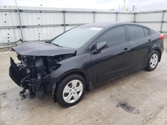 KNAFK4A67G5487495 - 2016 KIA FORTE LX BLACK photo 1